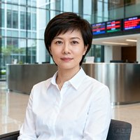华为深圳总部HR总监李女士的职业半身照，干练短发搭配白色衬衫，背景为现代化办公环境